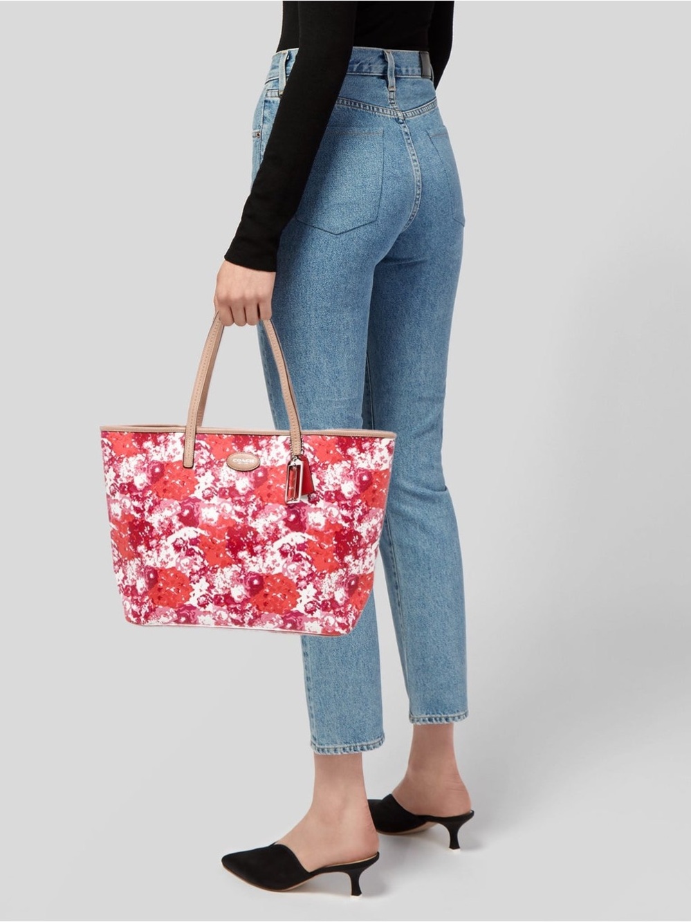 Coach Metro Floral Print Tote Style F31314